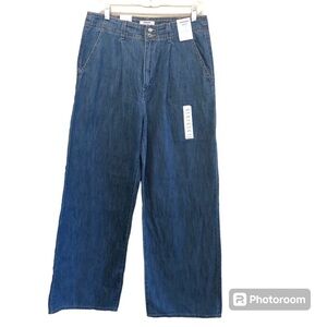 Denizen from Levi’s Denim High Rise Loose Wide Leg Jeans Size 8/W29